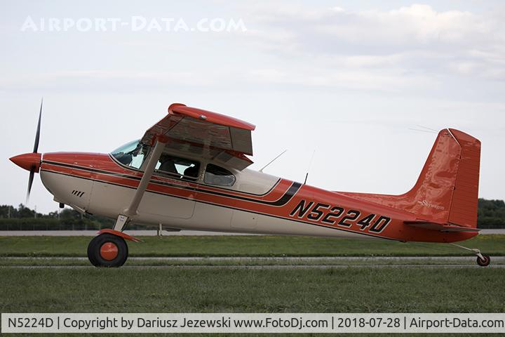 N5224D, 1957 Cessna 180A C/N 50122, Cessna 180A Skywagon  C/N 50122, N5224D
