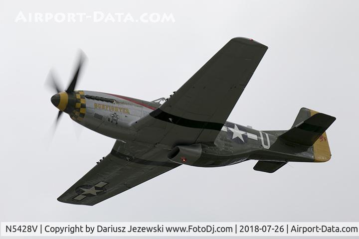 N5428V, 1944 North American P-51D Mustang C/N 122-39723, North American P-51D Mustang 