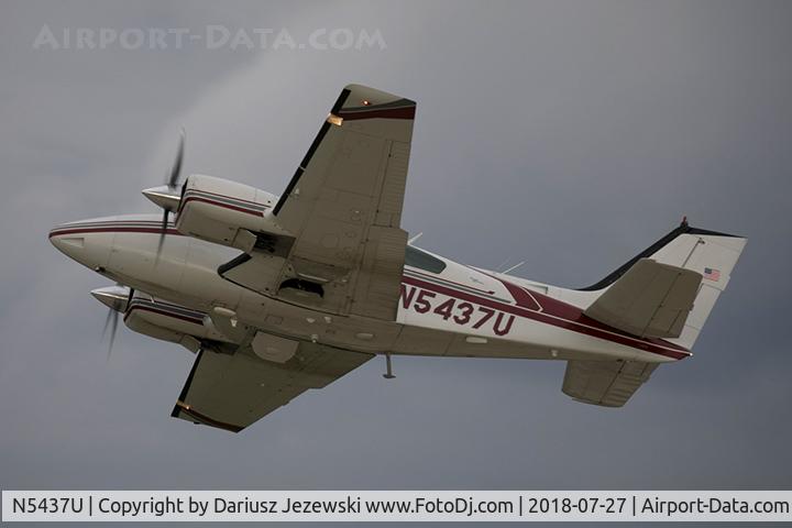 N5437U, 1967 Beech C55 Baron (95-C55) C/N TE-406, Beech 95-C55 Baron  C/N TE-406, N5437U
