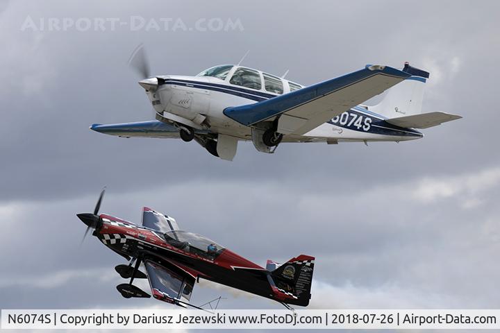 N6074S, 1975 Beech A36 Bonanza 36 C/N E-778, Beech A36 Bonanza 36  C/N E-778, N6074S