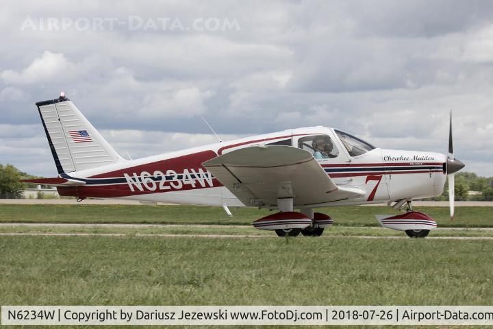 N6234W, 1964 Piper PA-28-140 Cherokee C/N 28-20275, Piper PA-28-140 Cherokee Cruiser  C/N 28-20275, N6234W