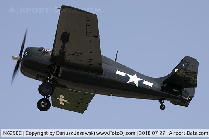 N6290C, 1945 General Motors (Grumman) FM-2 Wildcat C/N 5804, General Motors (Grumman) FM-2 Wildcat 