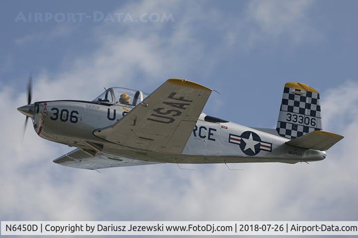 N6450D, Beech T-34A (A45) Mentor Mentor C/N G-67, Beech A45 (T-34A) Mentor  C/N G-67, N6450D