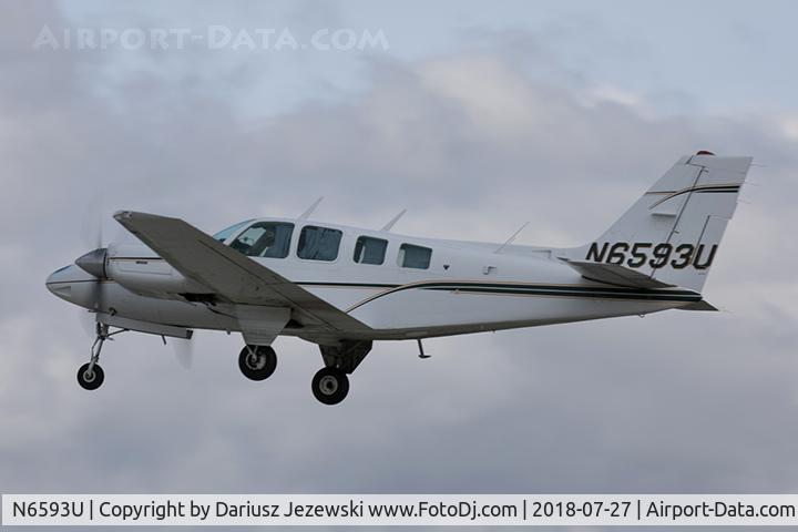 N6593U, 1983 Beech 58 Baron C/N TH-1371, Beech 58 Baron  C/N TH-1371, N6593U