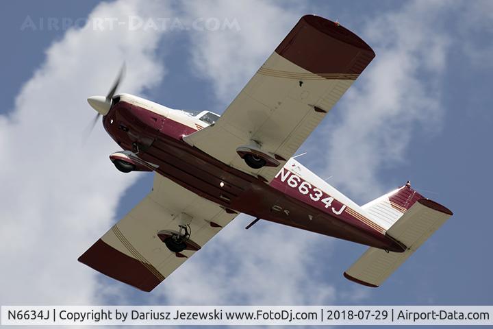 N6634J, 1968 Piper PA-28-180 Cherokee C/N 28-5101, Piper PA-28-180 Cherokee  C/N 28-5101, N6634J