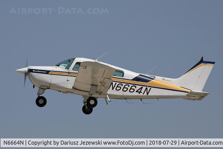 N6664N, 1983 Beech C23 Sundowner 180 C/N M-2386, Beech C23 Sundowner 180  C/N M-2386, N6664N