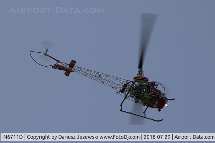 N6711D, 1958 Bell 47G-2 C/N 2192, Bell 47G-2  C/N 2192, N6711D
