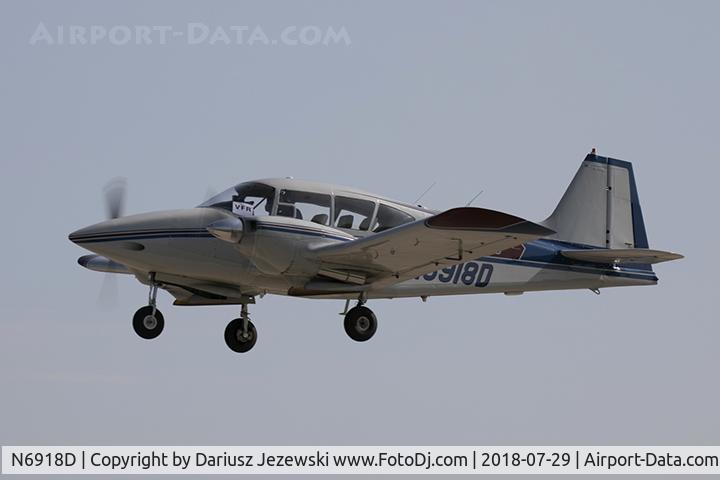 N6918D, 1962 Piper PA-23-160 Apache C/N 23-2038, Piper PA-23-160 Apache  C/N 23-2038, N6918D