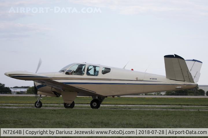 N7264B, 1958 Beech J35 Bonanza C/N D-5613, Beech J35 Bonanza  C/N D-5613, N7264B