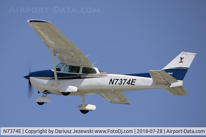 N7374E, Cessna 172N C/N 17272098, Cessna 172N Skyhawk  C/N 17272098, N7374E