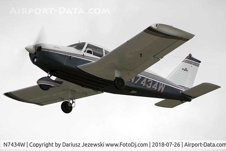 N7434W, 1963 Piper PA-28-180 C/N 28-1322, Piper PA-28-180 Cherokee  C/N 28-1322, N7434W