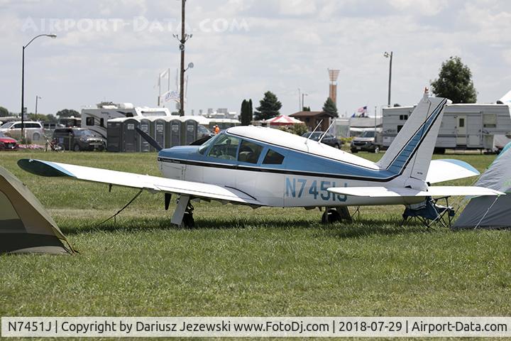 N7451J, 1968 Piper PA-28R-180 Cherokee Arrow C/N 28R-30800, Piper PA-28R-180 Cherokee Arrow  C/N 28R-30800, N7451J