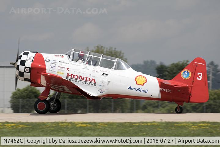 N7462C, North American AT-6B Texan C/N 121-43211, North American AT-6 Texan  C/N 121-43211, N7462C