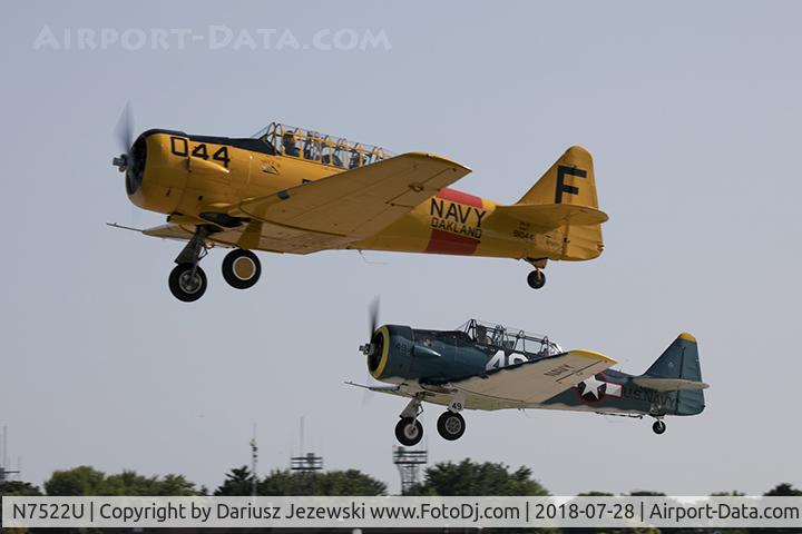 N7522U, 1952 Canadian Car & Foundry Harvard MK IV C/N CCF4-214, Canadian Car & Foundry Harvard Mk.IV  C/N CCF4-214, N7522U