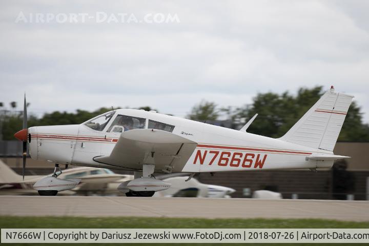 N7666W, 1964 Piper PA-28-180 C/N 28-1644, Piper PA-28-180 Cherokee  C/N 28-1644, N7666W