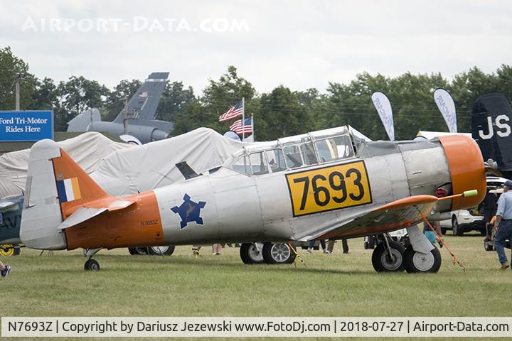 N7693Z, 1942 North American AT-6C Texan C/N 88-11637, North American AT-6C Texan  C/N 8811637, N7693Z