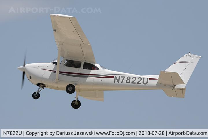 N7822U, 1964 Cessna 172E C/N 17251822, Cessna 172E Skyhawk  C/N 17251822, N7822U