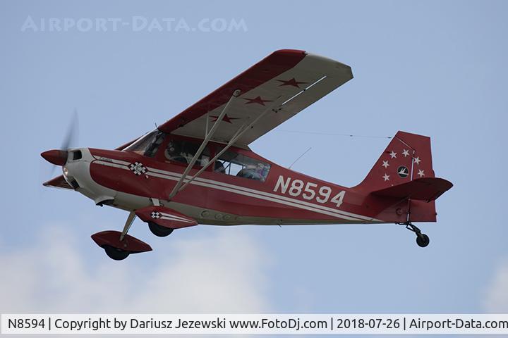 N8594, 1973 Bellanca 7GCBC C/N 459-73, Bellanca 7GCBC Citabria  C/N 459-73, N8594