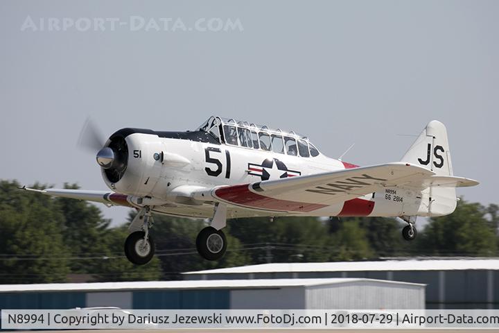 N8994, 1943 Noorduyn AT-16 Harvard II C/N 66-2814, North American Harvard Mk.II  C/N 662814, N8994