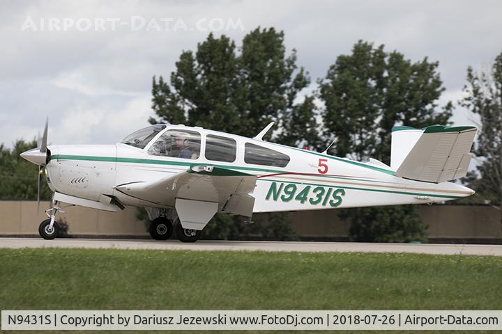 N9431S, 1965 Beech V35 Bonanza C/N D-8021, Beech V35 Bonanza  C/N D-8021, N9431S