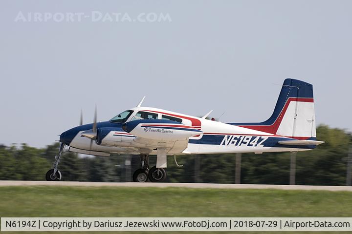 N6194Z, 1956 Cessna 310 C/N 35378, Cessna 310  C/N 35378, N6194Z