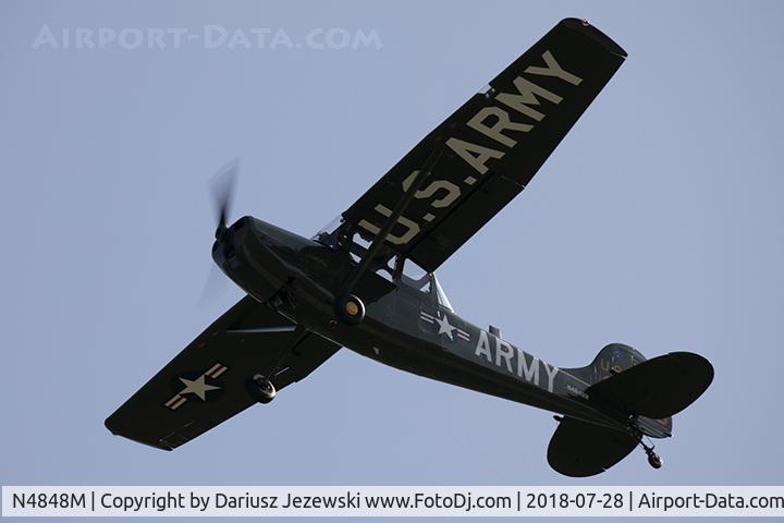 N4848M, Cessna L-19 C/N 24575, Cessna L-19 Bird Dog  C/N 24575, N4848M