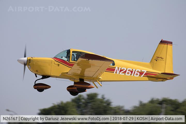 N26167, 1977 Grumman American AA-5A Cheetah C/N AA5A0461, American Aviation AA-5A Cheetah  C/N AA5A0461, N26167