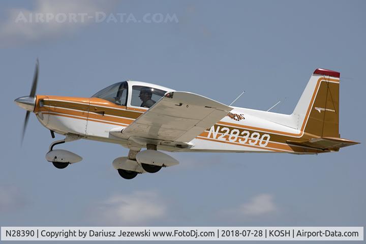 N28390, 1977 Grumman American AA-5B Tiger C/N AA5B0587, American Aviation AA-5B Tiger  C/N AA5B0587, N28390