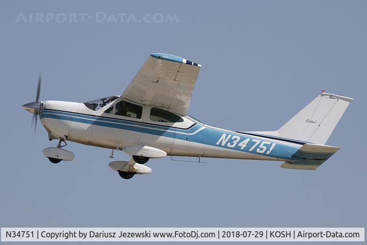 N34751, 1973 Cessna 177B Cardinal C/N 17701977, Cessna 177B Cardinal  C/N 17701977, N34751
