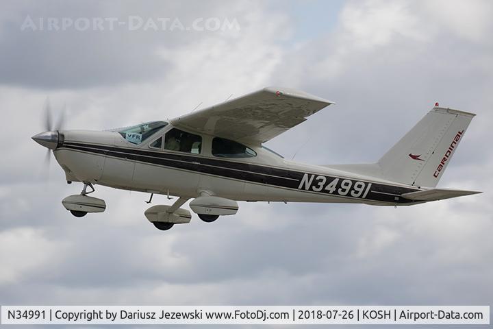 N34991, 1974 Cessna 177B Cardinal C/N 17702142, Cessna 177B Cardinal  C/N 17702142, N34991