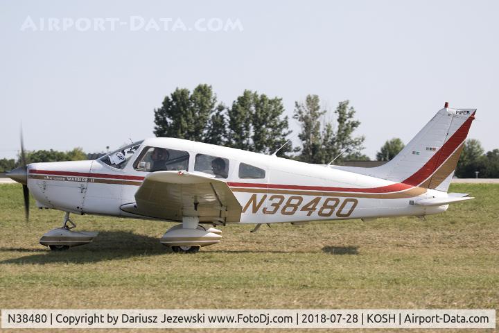N38480, 1977 Piper PA-28-161 C/N 28-7716260, Piper PA-28-161 Warrior II  C/N 28-7716260, N38480