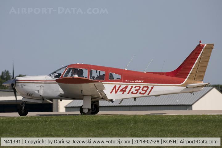 N41391, 1974 Piper PA-28R-200 C/N 28R-7435177, Piper PA-28R-200 Arrow II  C/N 28R-7435177, N41391