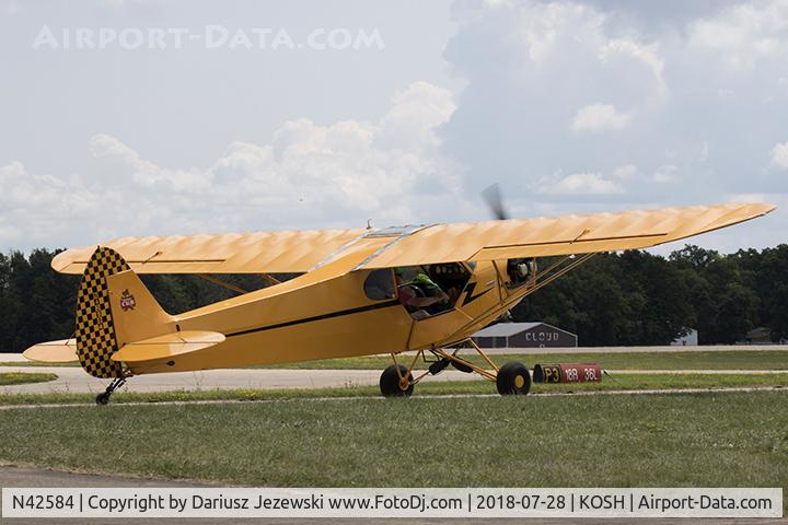 N42584, 1945 Piper J3C-65 Cub Cub C/N 14865, Piper J3C-65 Cub  C/N 14865, N42584