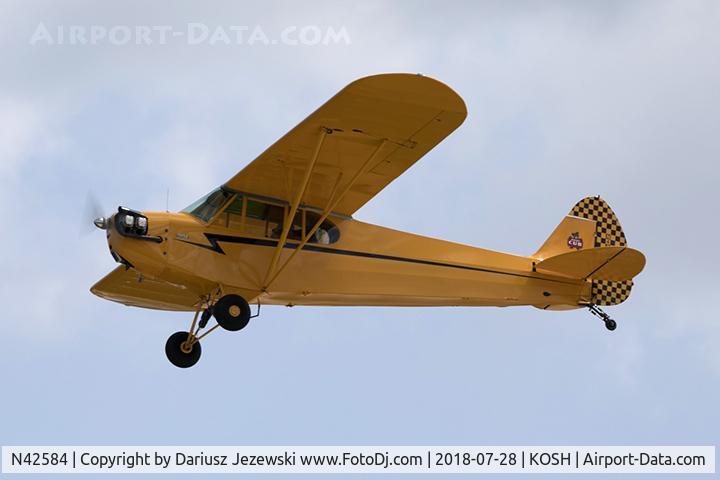 N42584, 1945 Piper J3C-65 Cub Cub C/N 14865, Piper J3C-65 Cub  C/N 14865, N42584