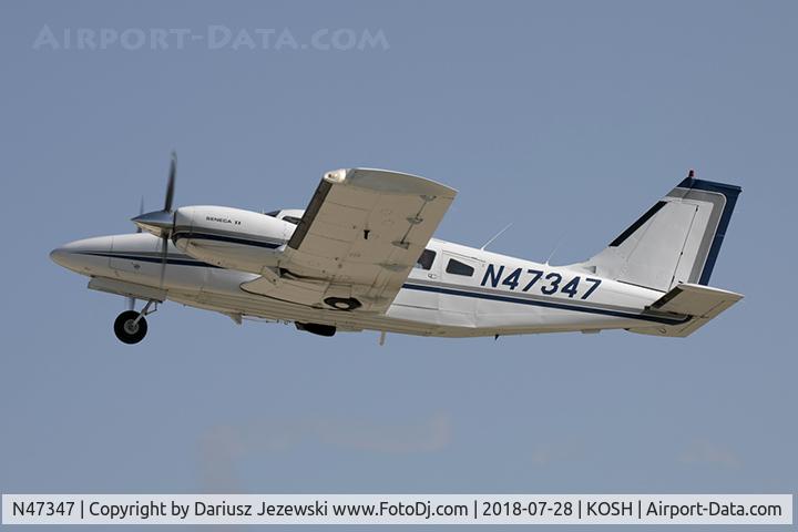 N47347, 1977 Piper PA-34-200T C/N 34-7770387, Piper PA-34-200T Seneca II  C/N 34-7770387, N47347