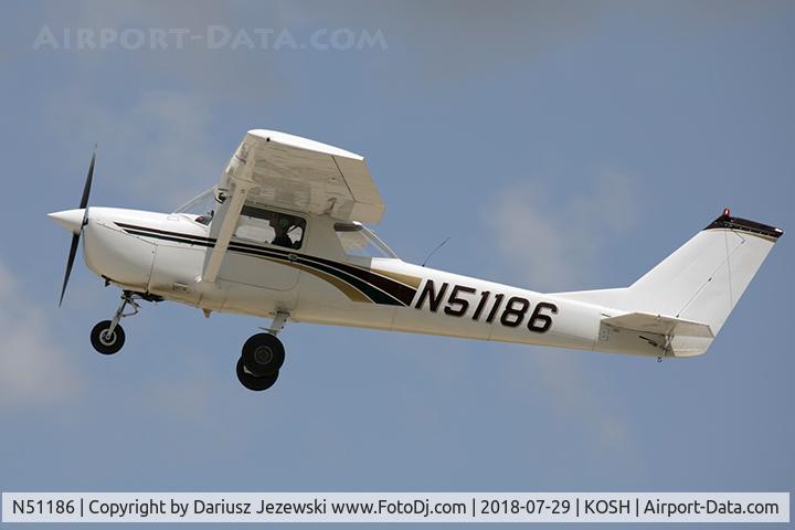 N51186, 1968 Cessna 150J C/N 15069825, Cessna 150J  C/N 15069825, N51186
