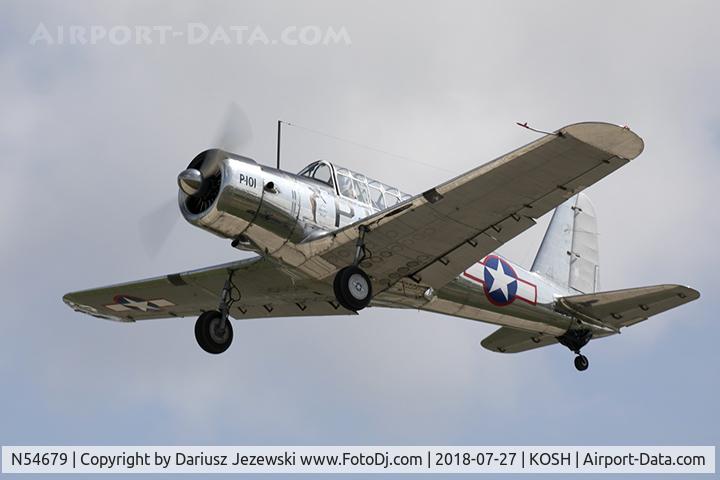 N54679, 1941 Consolidated Vultee BT-13A C/N 2990, Consolidated Vultee BT-13A Valiant C/N 2990, N54679