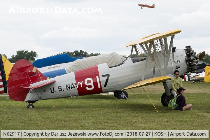 N62917, 1942 Boeing A75N1(PT17) C/N 75-2394, Boeing A75N1(PT17) Stearman  C/N 75-2394, N62917