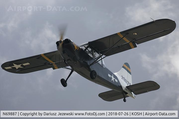 N69887, 1943 Stinson L-5 Sentinel C/N 76-419, Stinson L-5 Sentinel  C/N 76-419, N69887