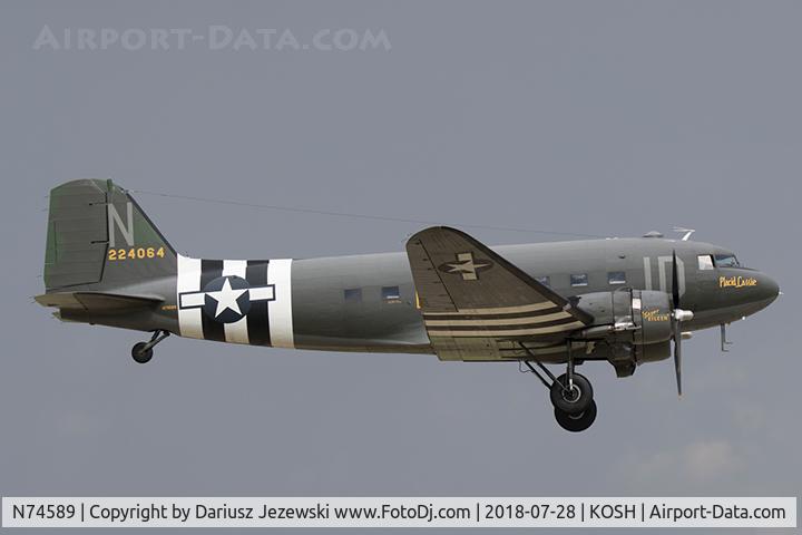 N74589, 1943 Douglas DC3C-S1C3G (C-47A) C/N 9926, Douglas DC-3C-S1C3G  C/N 9926, N74589