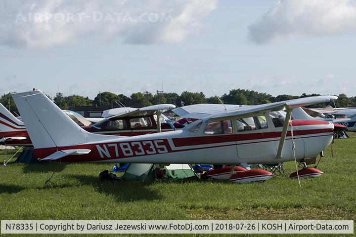 N78335, 1968 Cessna 172K Skyhawk C/N 17257570, Cessna 172K Skyhawk  C/N 17257570, N78335