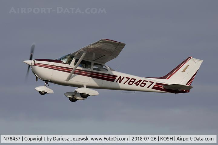 N78457, 1968 Cessna 172K Skyhawk C/N 17257623, Cessna 172K Skyhawk  C/N 17257623, N78457