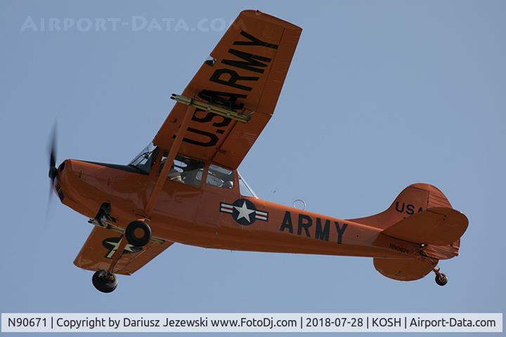 N90671, 1951 Cessna O-1A Bird Dog C/N 22285, Cessna 305A L-19A Bird Dog  C/N 22285, N90671