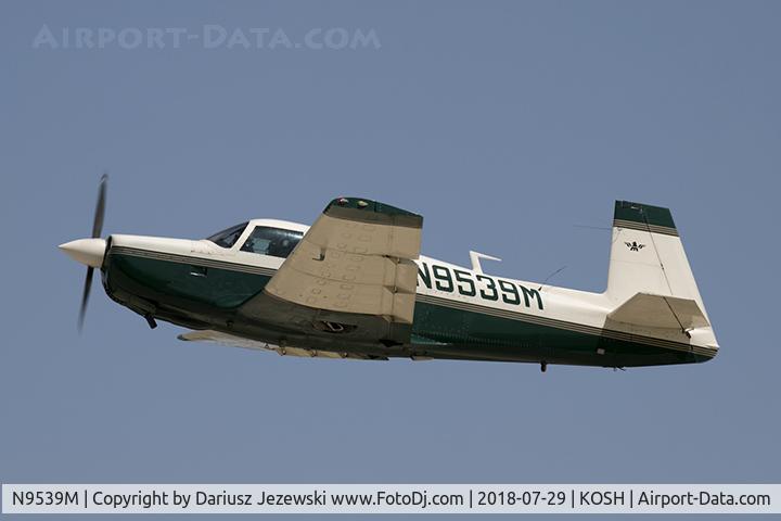 N9539M, 1966 Mooney M20F Executive C/N 670116, Mooney M20F Executive  C/N 670116, N9539M