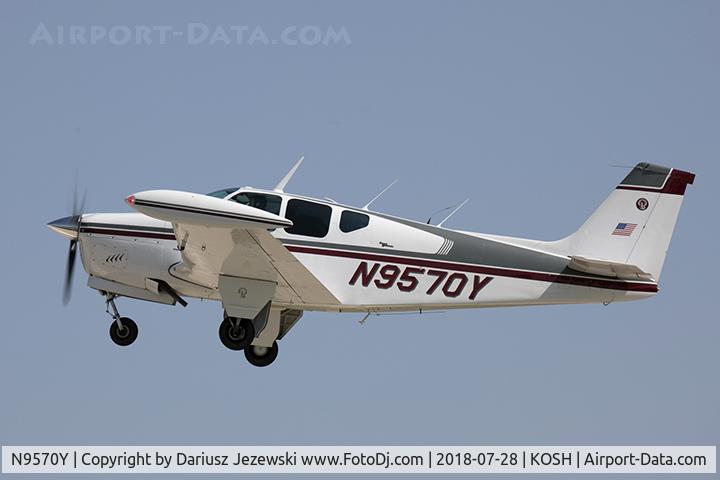 N9570Y, 1962 Beech 35-B33 Debonair C/N CD-570, Beech 35-B33 Debonair  C/N CD-570, N9570Y