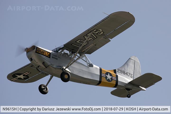 N9615H, 1943 Stinson L-5 Sentinel C/N 76-716, Stinson L-5 Sentinel  C/N 76-716, N9615H
