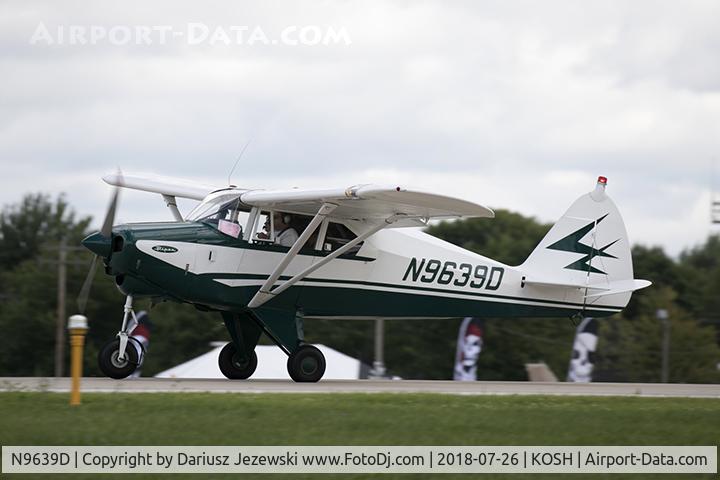 N9639D, 1959 Piper PA-22-150 C/N 22-6552, Piper PA-22-150 Tri-Pacer  C/N 22-6552, N9639D
