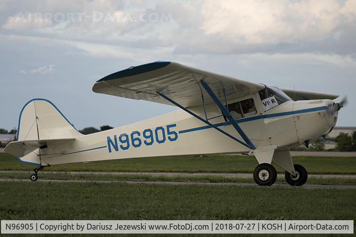 N96905, 1946 Taylorcraft BC12-D C/N 9205, Taylorcraft BC12-D  C/N 9205, N96905