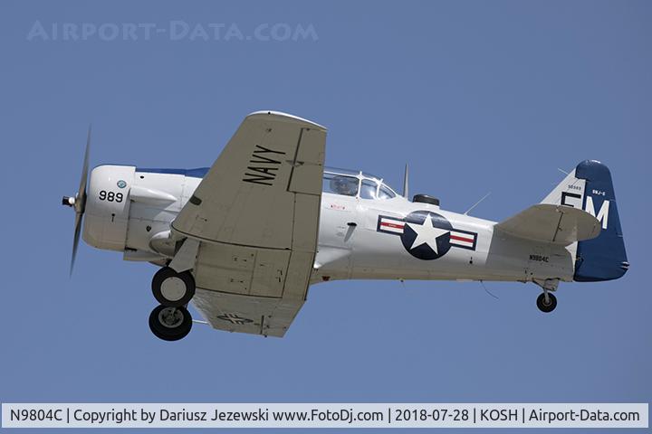 N9804C, 1958 North American SNJ-5C Texan Texan C/N 121-41840, North American SNJ-5C Texan  C/N 121-41840, N9804C