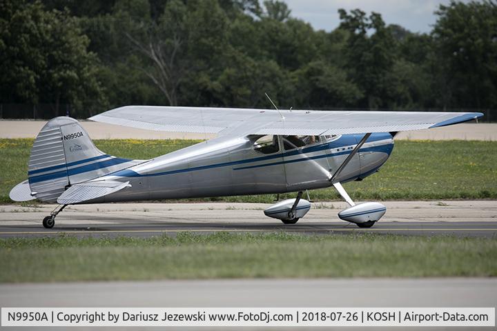 N9950A, 1950 Cessna 170A C/N 19310, Cessna 170A  C/N 19310, N9950A